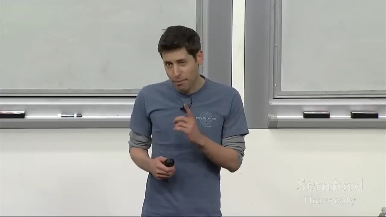 Lecture 20 - Later-stage Advice (Sam Altman) thumbnail